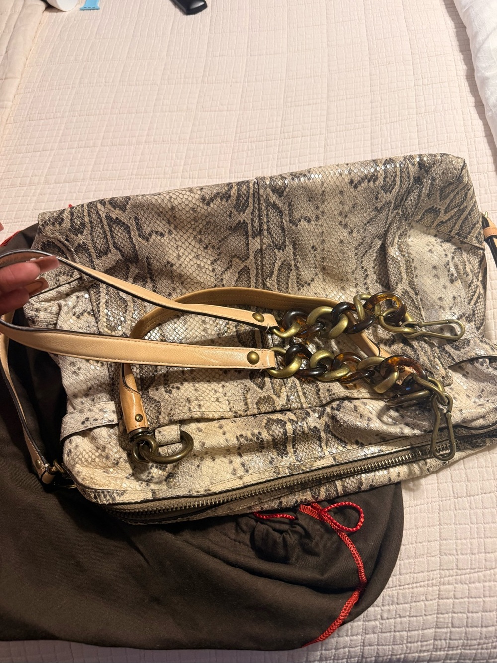 Coach Limited Edition Python Handbag - Picture 5 of 9